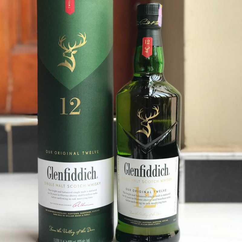 Glenfiddich 12 Year Old Single Malt Scotch Whisky